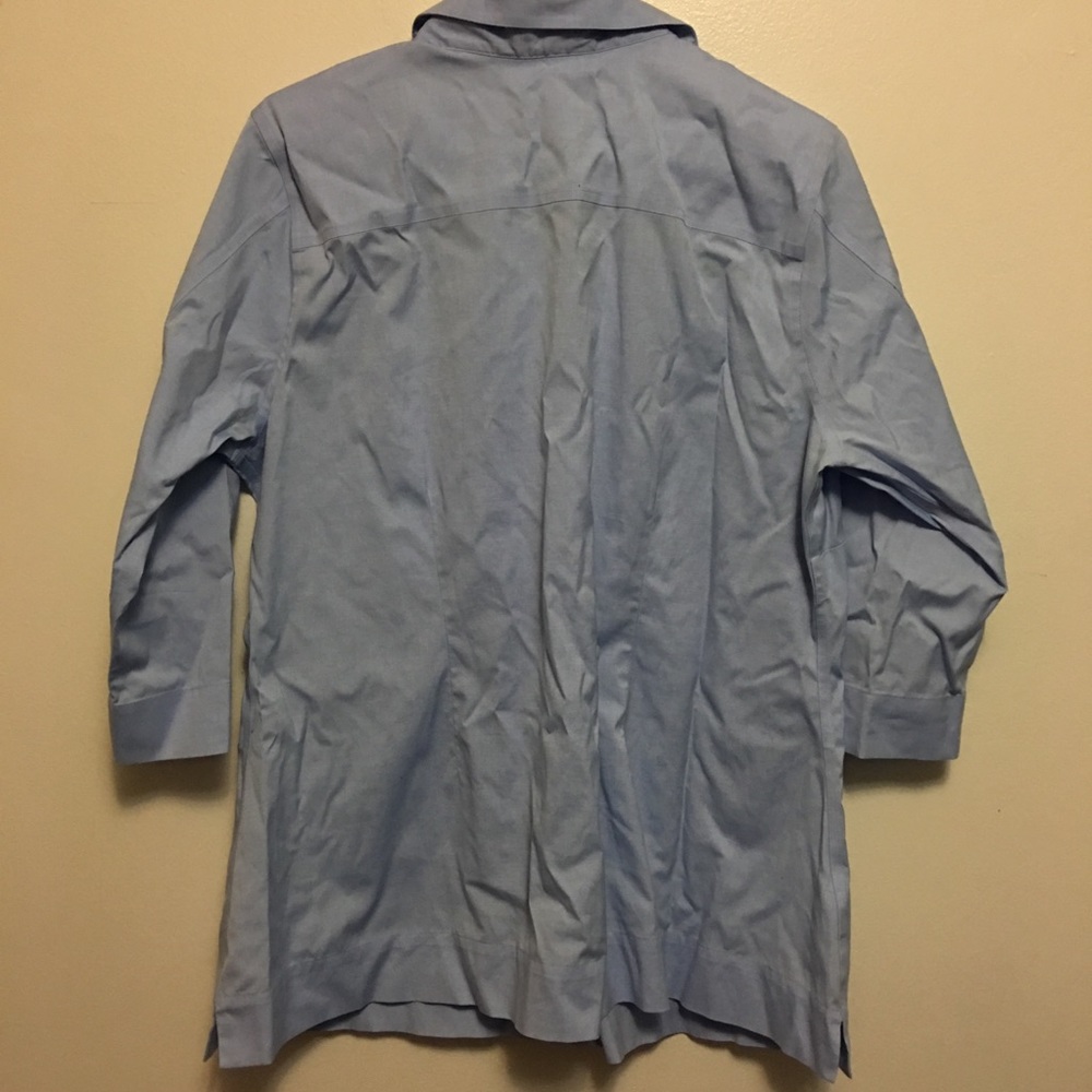 Eddie Bauer Chambray Dress Blouse - Picture 6 of 8